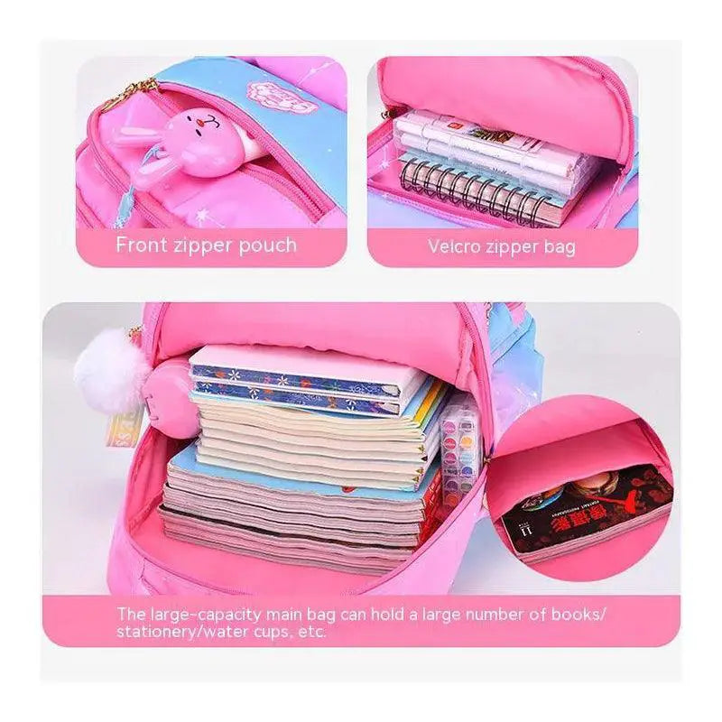 Orthopedic School Bags for Girls Gradient Rucksack