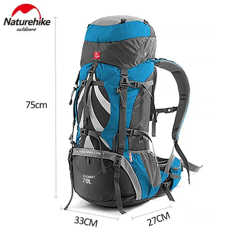Naturehike 70L Mountaineering Backpack Rucksack Expedition