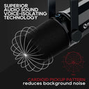 Crisp USB XLR Mic for Podcasts and Games
