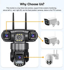 Smart Outdoor Security Camera for Homes Monitoring