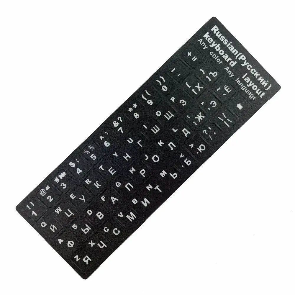 Multilingual Keyboard Stickers for Easy Multilingual Typing
