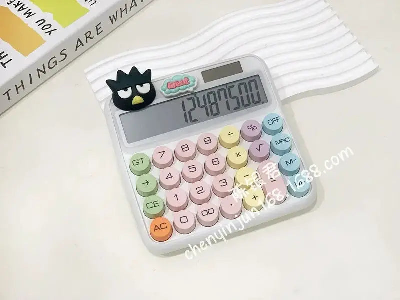 Sanrio Solar Calculator Hello Kitty Cinnamoroll Kuromi