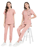 Nurse Scrub Set With Breathable Stretch