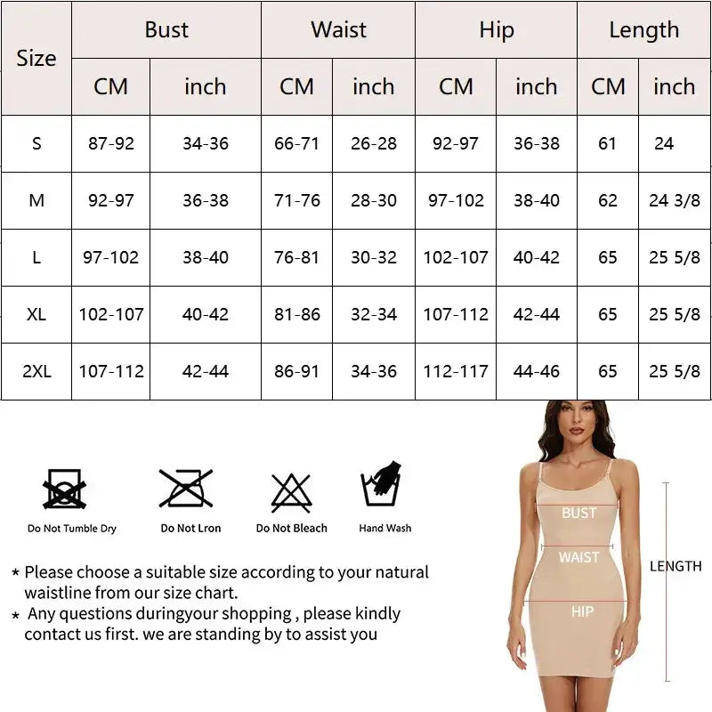 Seamless Tummy Control Shapewear Slip For Women Essential