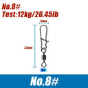 Sea Fishing Snap Hooks Durable Stainless Steel Connector Set