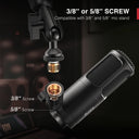 XLR Dynamic Microphone K669D for Podcasting and Streaming