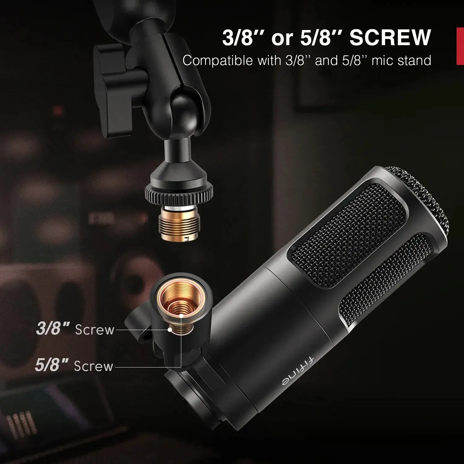 XLR Dynamic Microphone K669D Podcasting and Streaming
