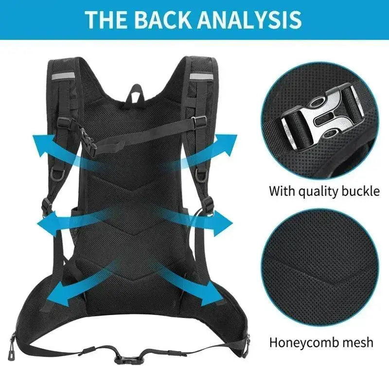 Unisex Durable Waterproof Hiking Backpack for Men and Women