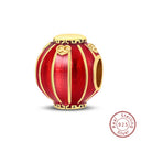 Red Series Charm Beads Sterling
