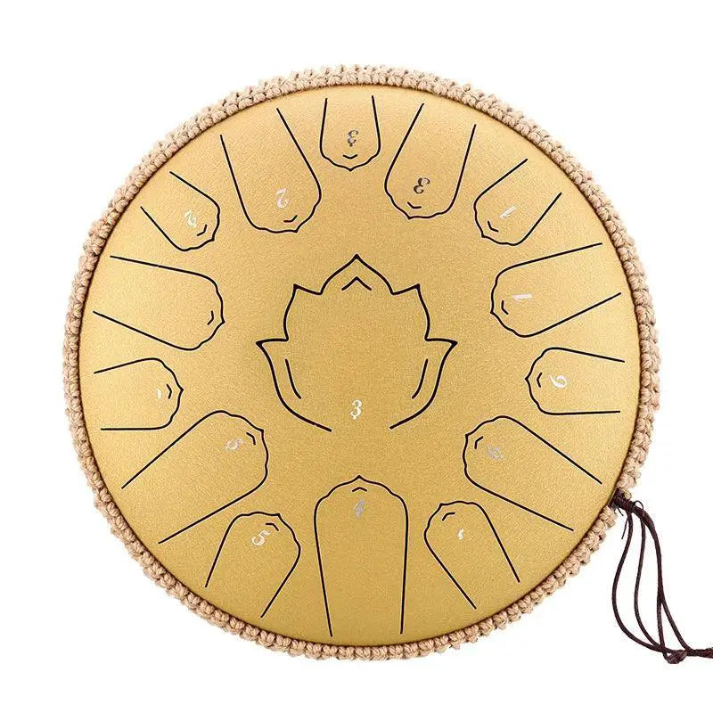 Hluru Music Drum 15 Notes Glucophone Steel Tongue Drum