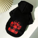 Dog Winter Coat Plaid Reversible Vest for Small Dogs