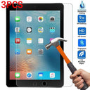 3-Piece Apple iPad Tempered Glass Screen Protector Kit Ultimate Protection