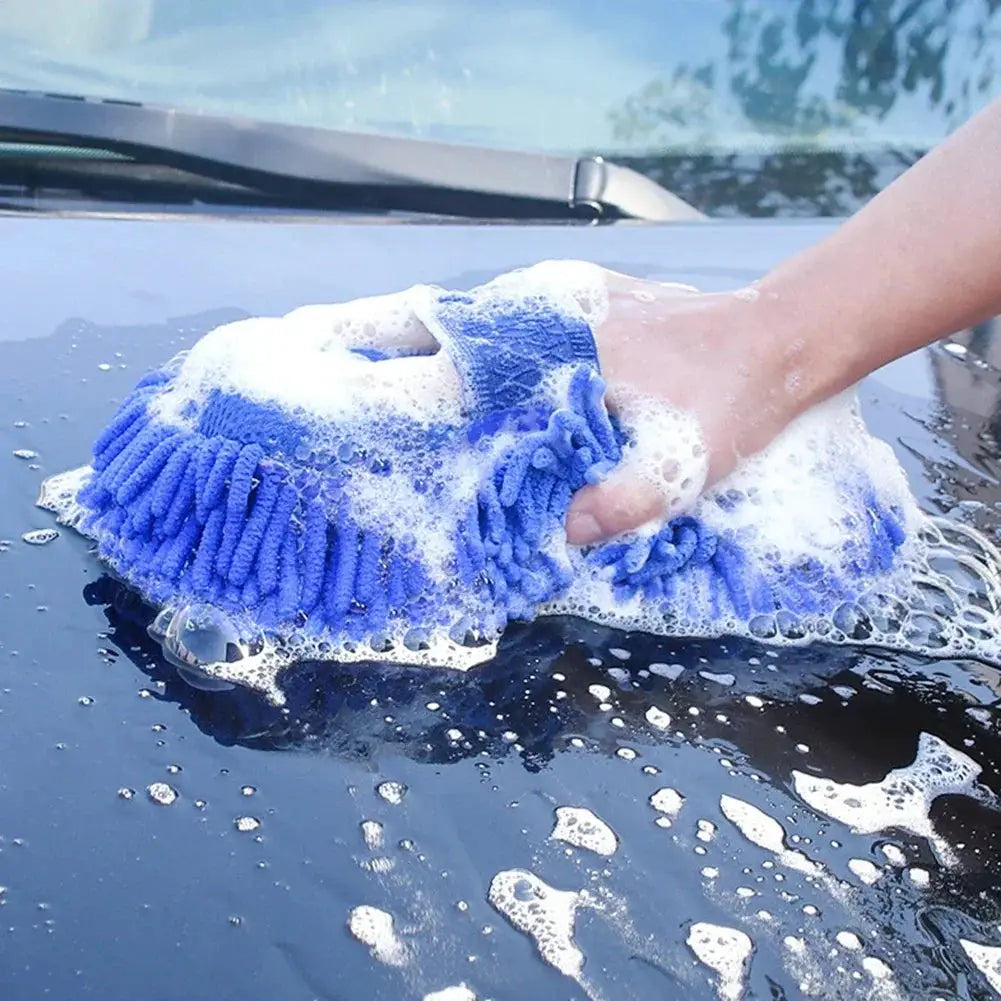 Car Cleaning Sponge Microfiber Wash Brush Tool Kit - OurLum.com