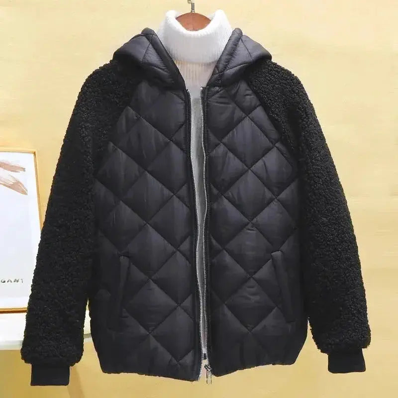 Thin Light Down Cotton Jacket For Women Short Coat Winter