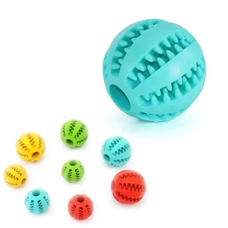 Silicone Bite Resistant Interactive Dog Ball for Small Dogs