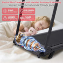 Portable Home Treadmill With Handle Bar 3.5HP 0.6-10 MPH