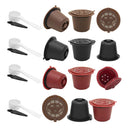 3pcs Refillable Reusable Coffee Capsule Filters for Nespresso