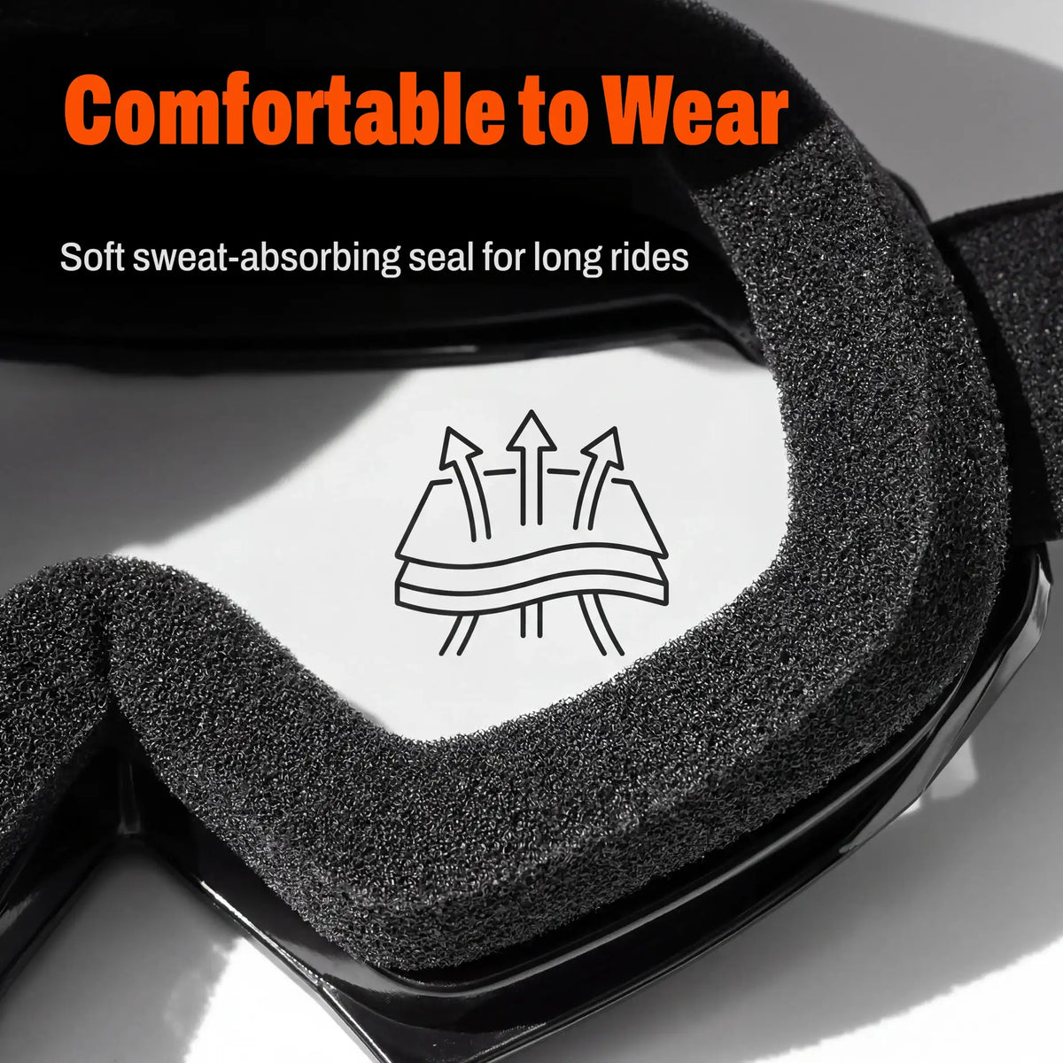 Dirt Bike Goggles for Motorcycle, ATV, Motocross, Ski, and Racing Helmet