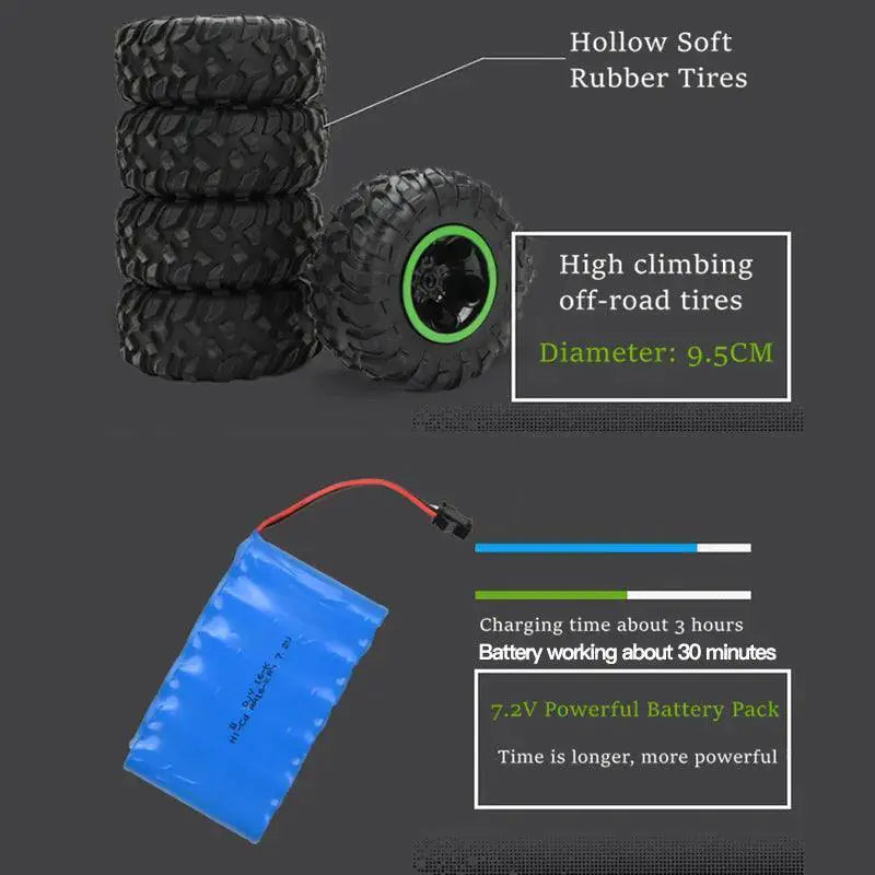 Ultimate LED Lights Off Road Buggy RC Car For Kids
