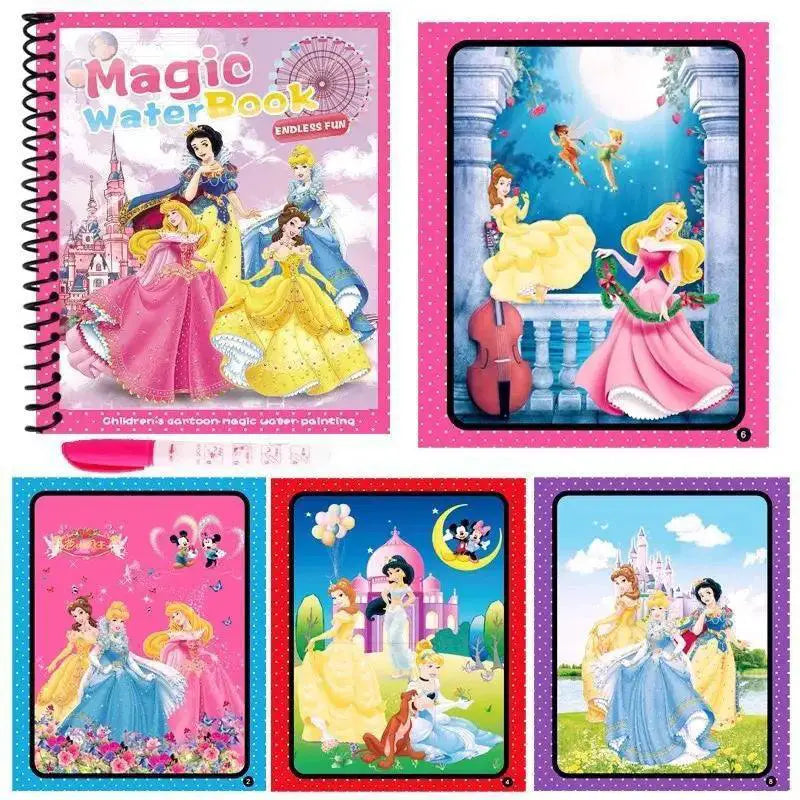 Enchanting Elsa Water Painting Book for Creative Fun Girls