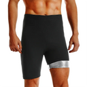 Men Sweat Sauna Shorts Body Shaper High Waist Trainer