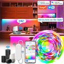 Smart Wifi RGBIC DreamColor LED Strip Light For Alexa And Google Assistant