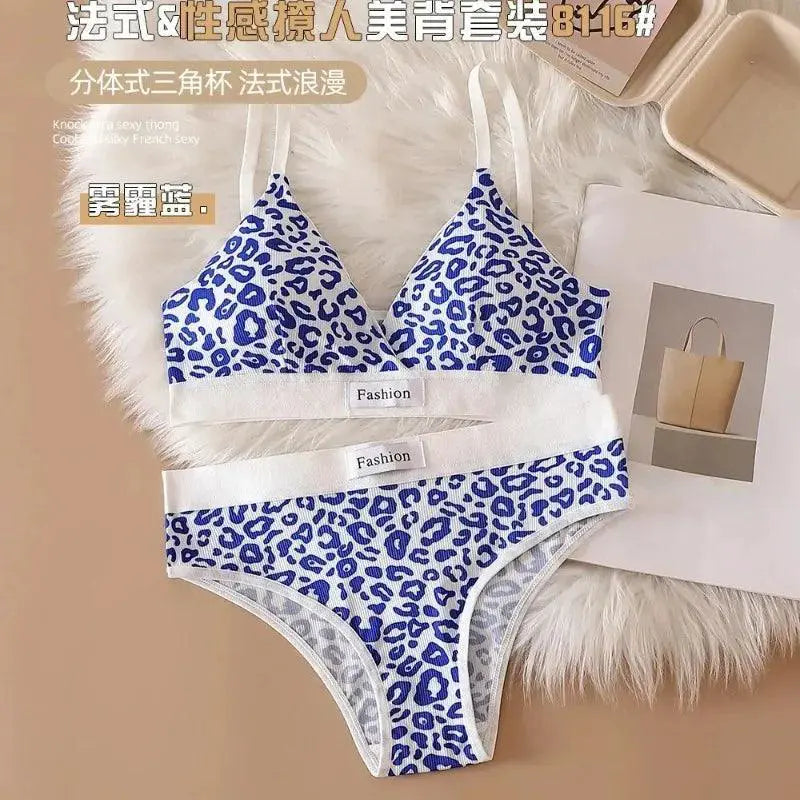 Leopard Print Bra Set Chic Comfy Lingerie Upgrade Now