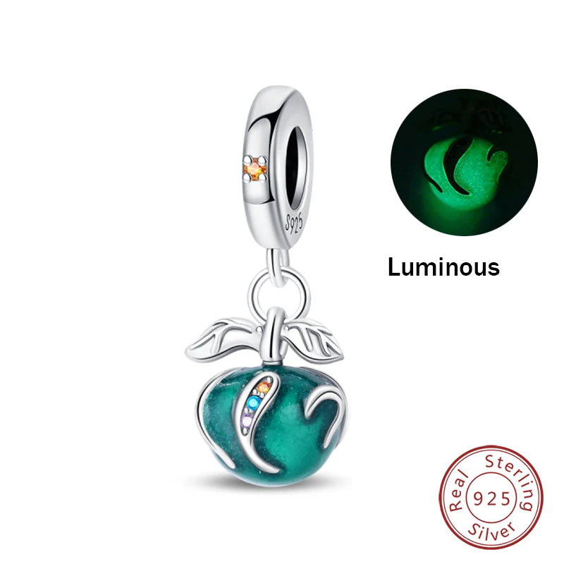Sterling Silver Luminous Apple Lantern