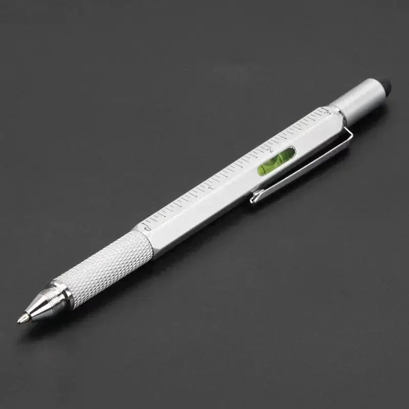 7 In 1 Ballpoint Pen With Ruler And Screwdriver Stylus