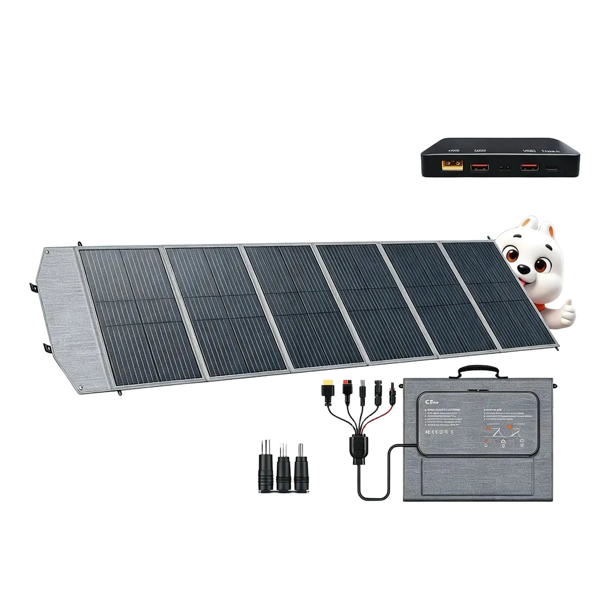 Portable Foldable Solar Panel Kit — product view 1