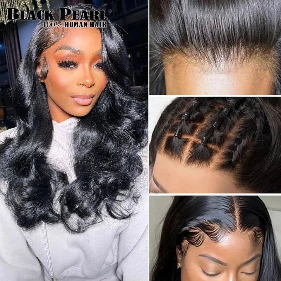Luxury Body Wave Lace Front Wig Pre Plucked Remy Human Hair