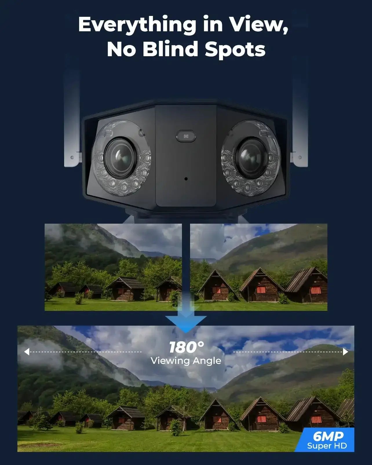 Reolink 4G Solar Outdoor Security Camera 6MP Wireless