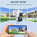 Solar Outdoor Security Camera for Homes