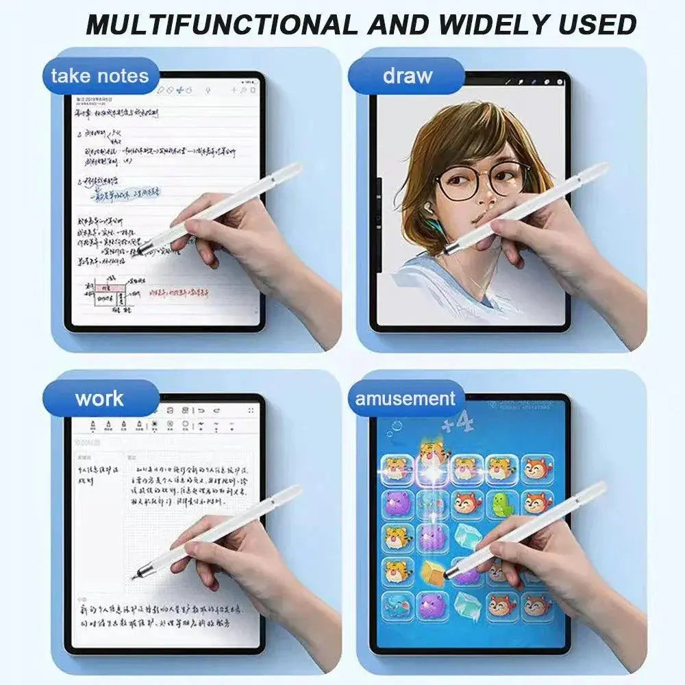 Versatile 3-in-1 Stylus Pen for Tablets and Smartphones