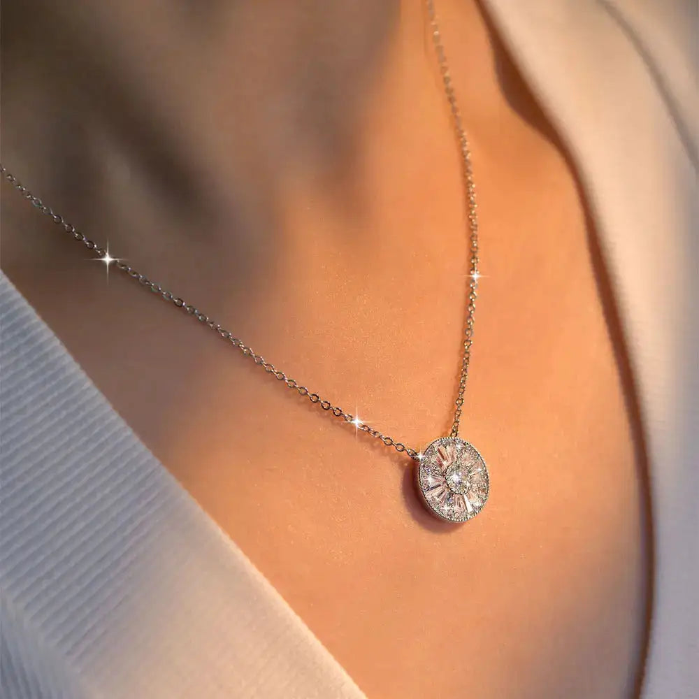 Premium Gold Filled Moissanite Necklace — product image 7
