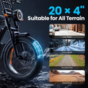 Fat Tire Ebike - Extended Range