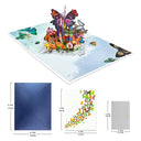 3D Animals Pop-up Cards: Butterflies, Unicorns, Cats Gifts