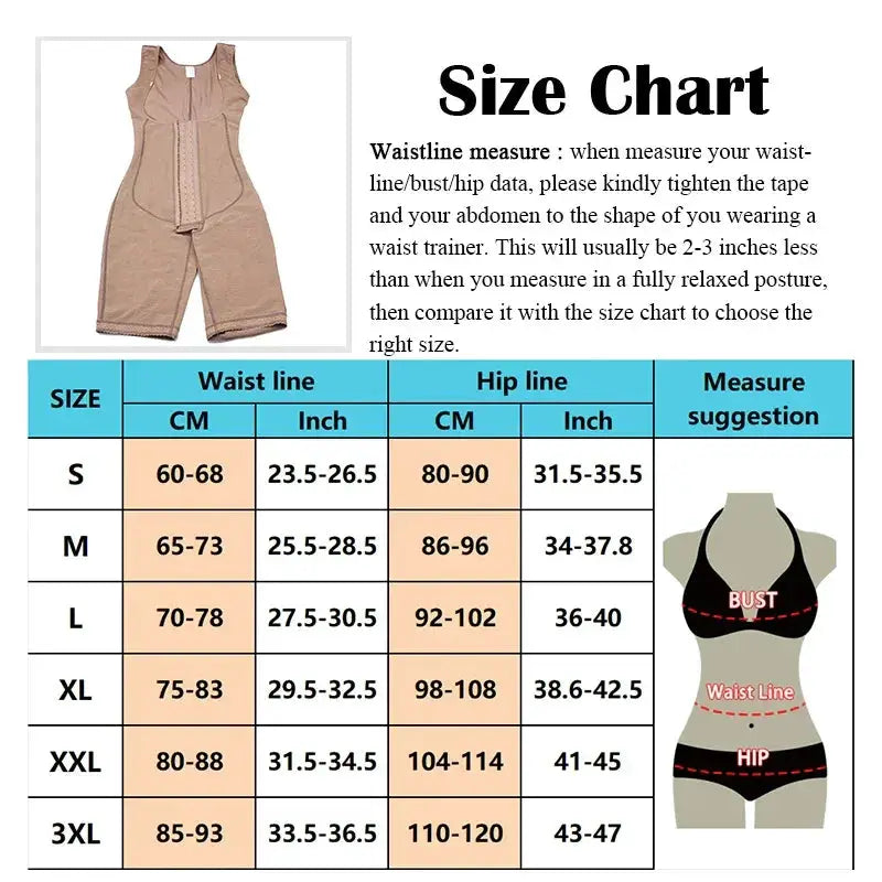 High Compression Colombian Bodysuit For Postpartum Support