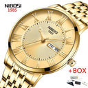 NIBOSI Men's Waterproof Sport Watch Stylish Quartz Timepiece