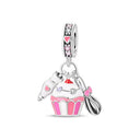 Sterling Silver Charm Soccer Football