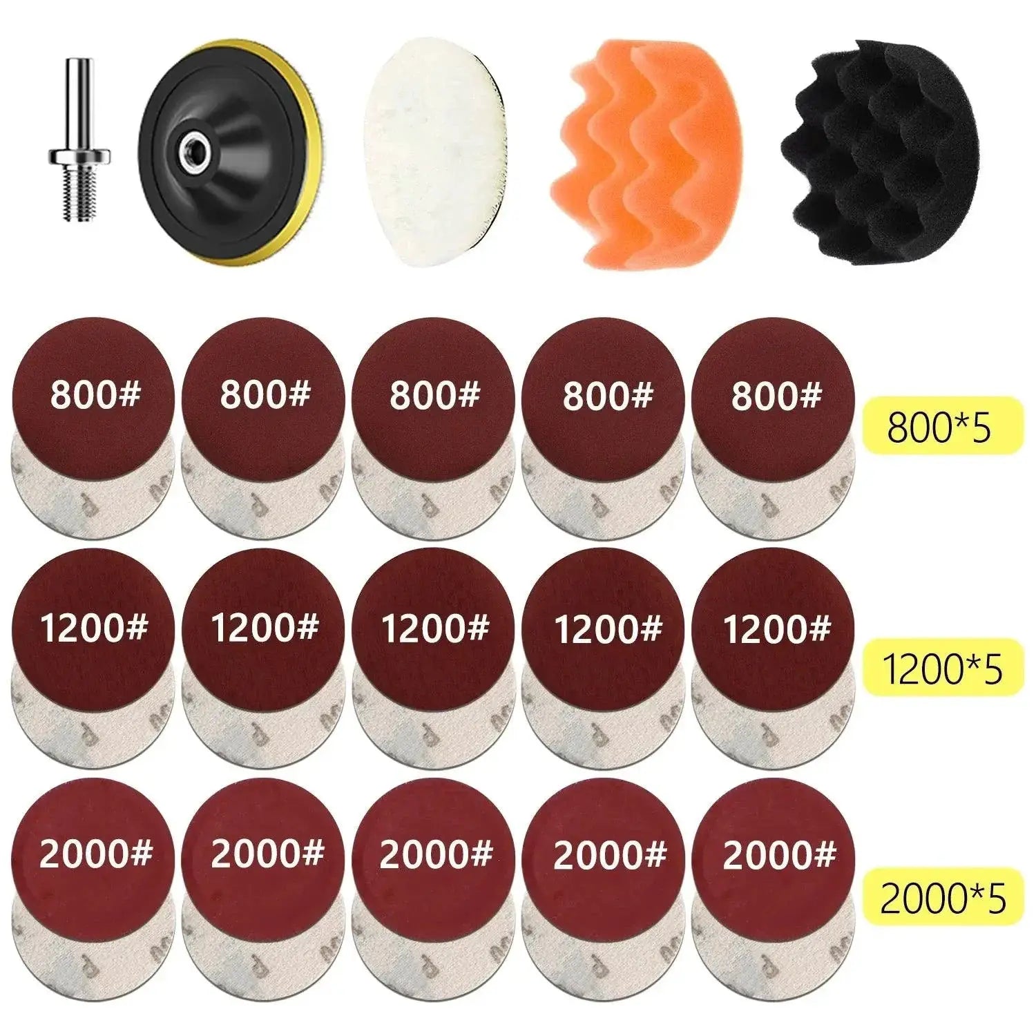 Headlight Restoration Kit For Car Polishing And Detailing