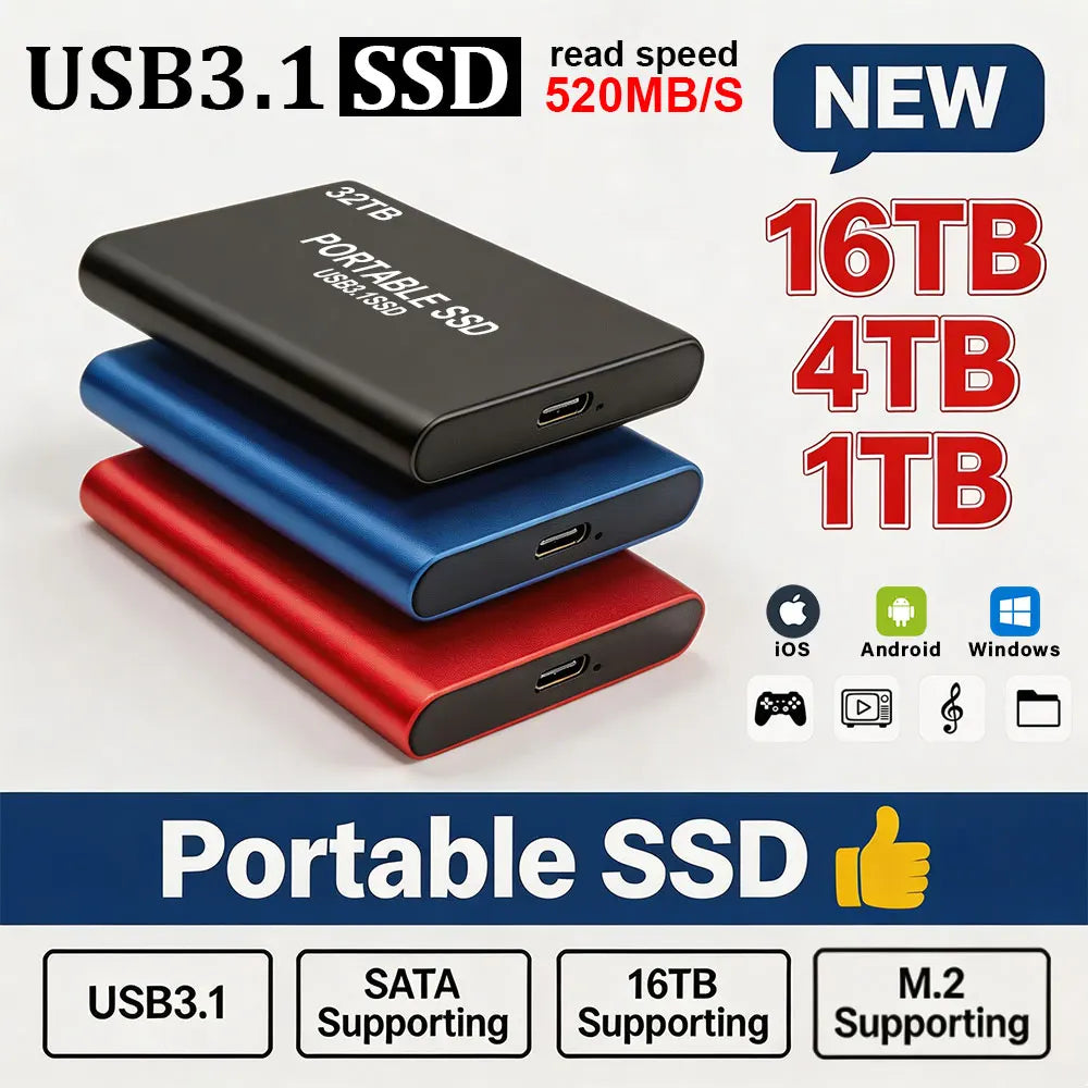 Computer External SSD Drive