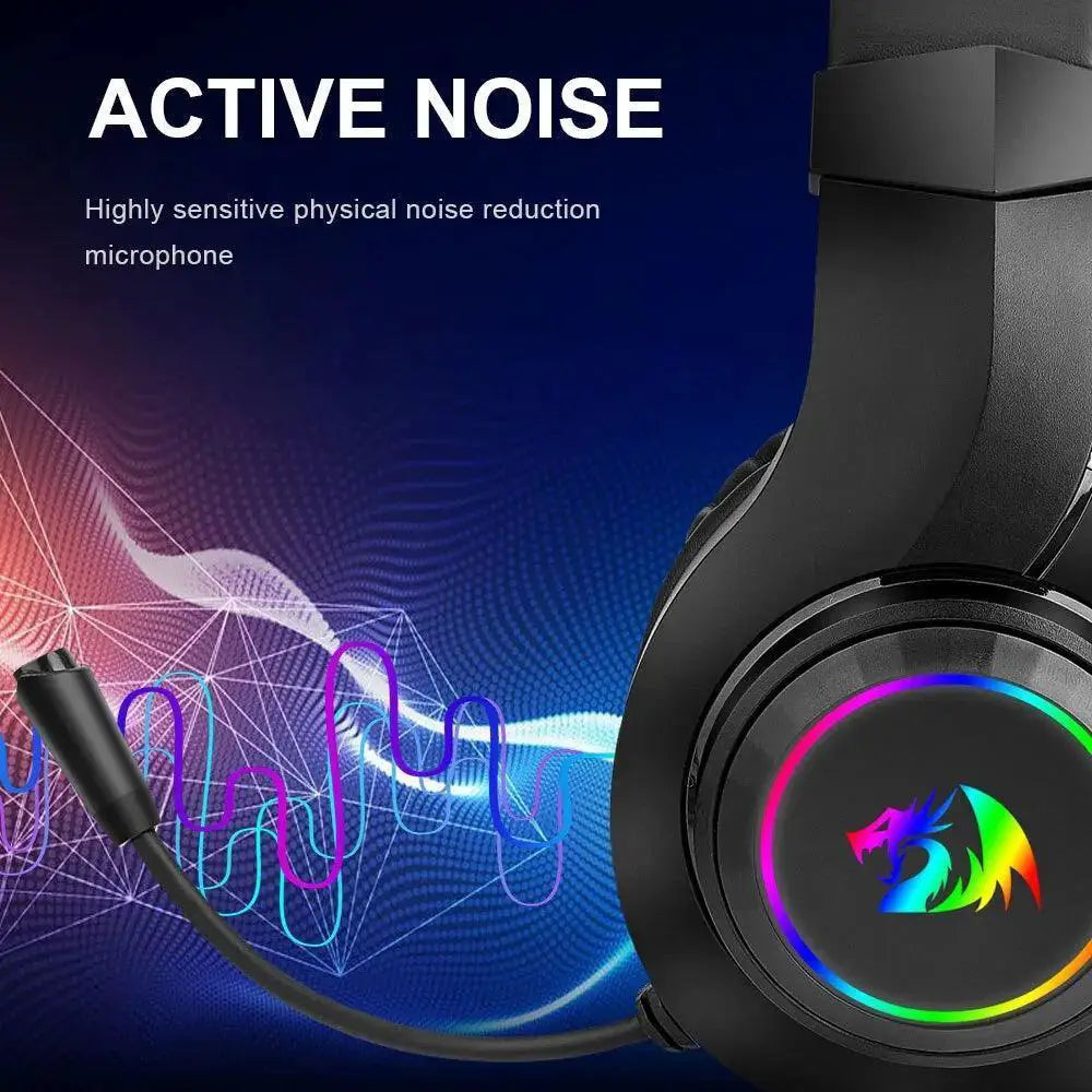 HYLAS H260 RGB Gaming Headphones With Surround Sound
