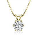 Moissanite Pendant Necklace In Carat