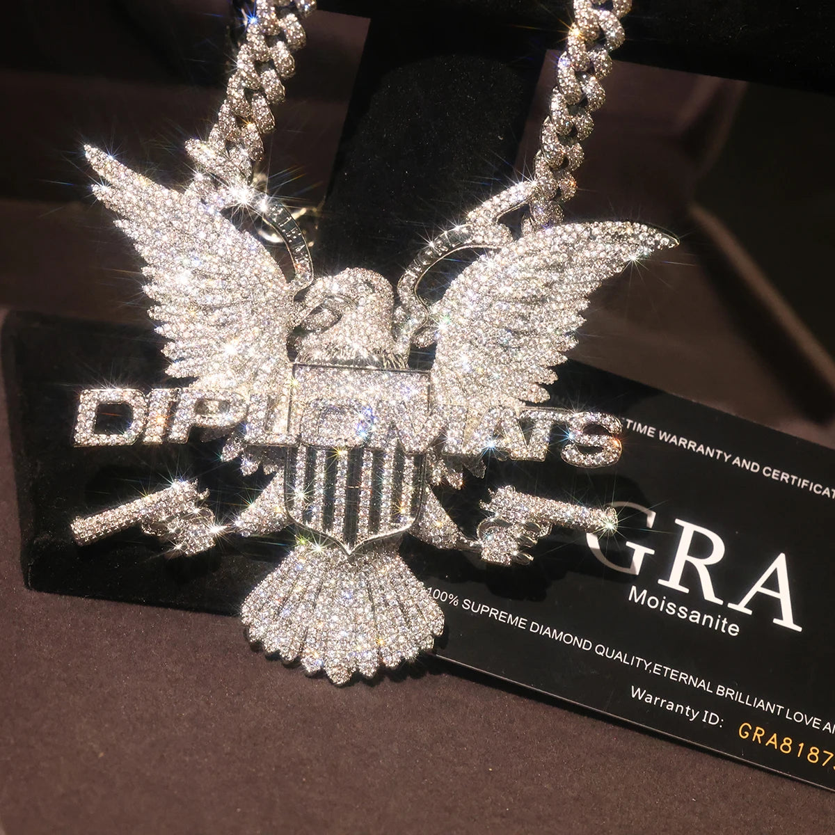 Iced Eagle Hip Hop Pendant