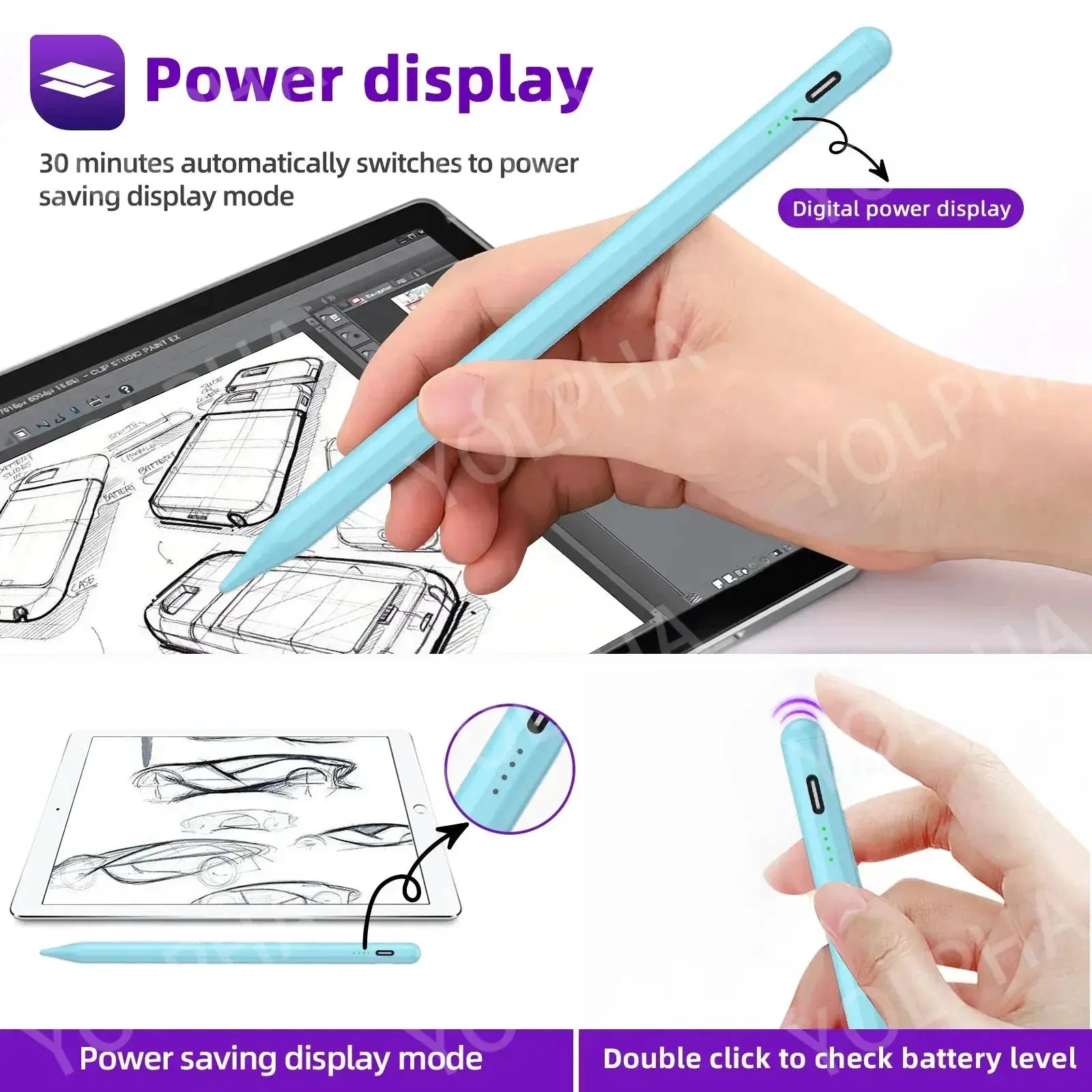 Apple Pencil 2 Stylus for iPad 2022 2023 Accessories