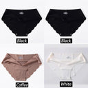 Silk Comfort Briefs Set: Luxurious Seamless Panties Women