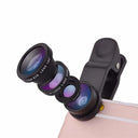 3in1 Fisheye Wide Angle Micro Camera Lens for IPhone Xiaomi