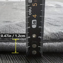 Thickened Solid Color Bathroom Flannel Foot Mat Non-Slip