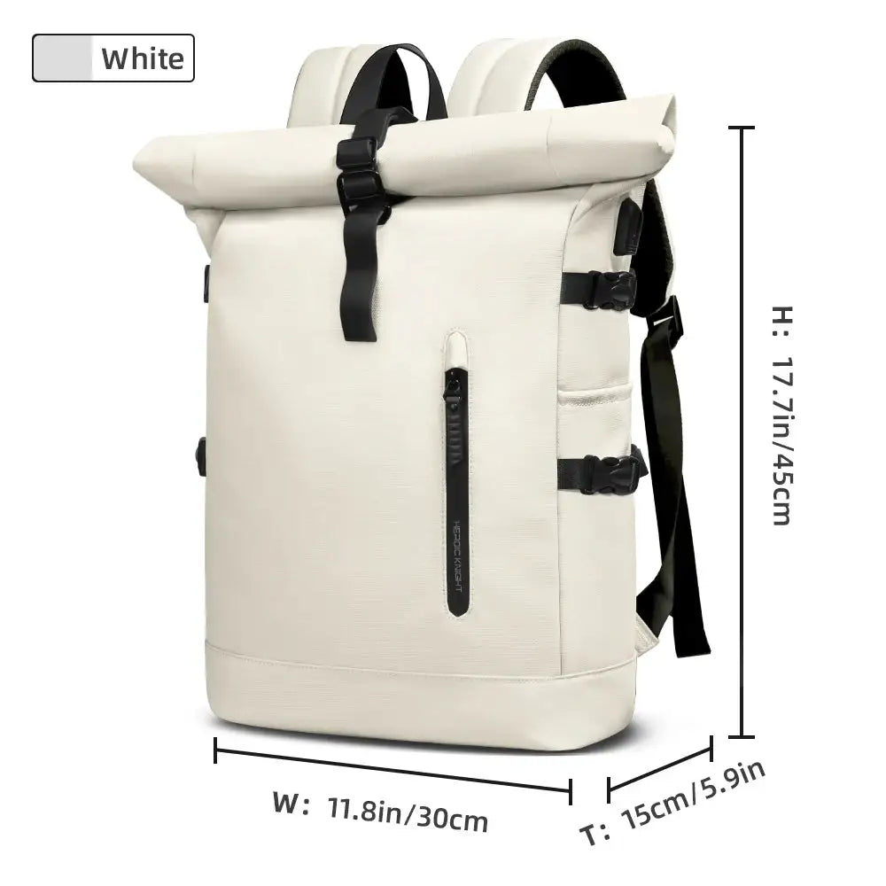 HK Expandable Travel Backpack USB Port — product view 11